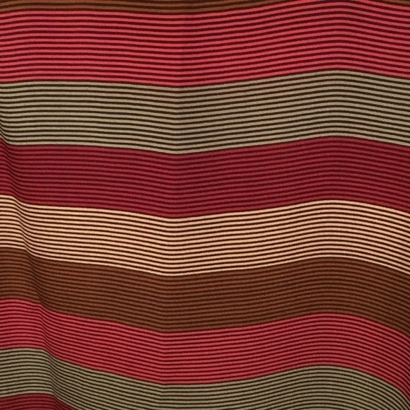 FOSSIL Women 100% Silk Multi-Color Striped Tank Top Size Small - Picture 3 of 6